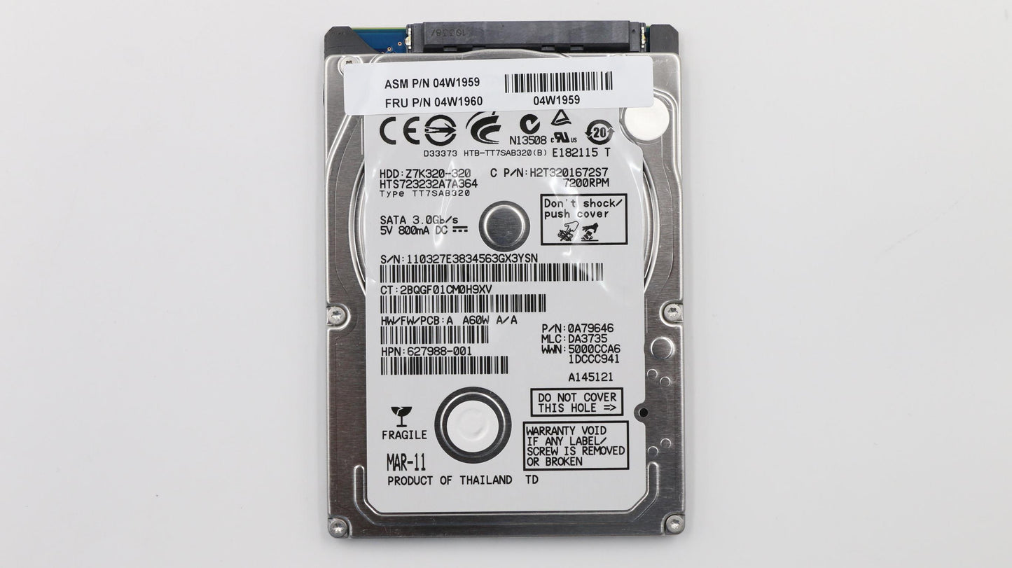 Lenovo Hard Drives - 04W1960