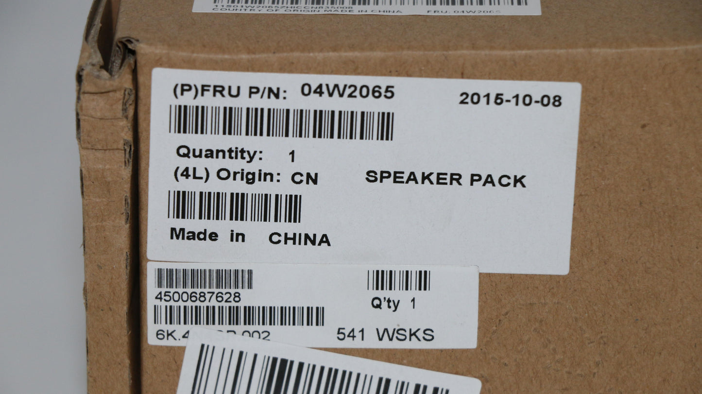 Lenovo Speaker Speaker Lr Y And G - 04W2065