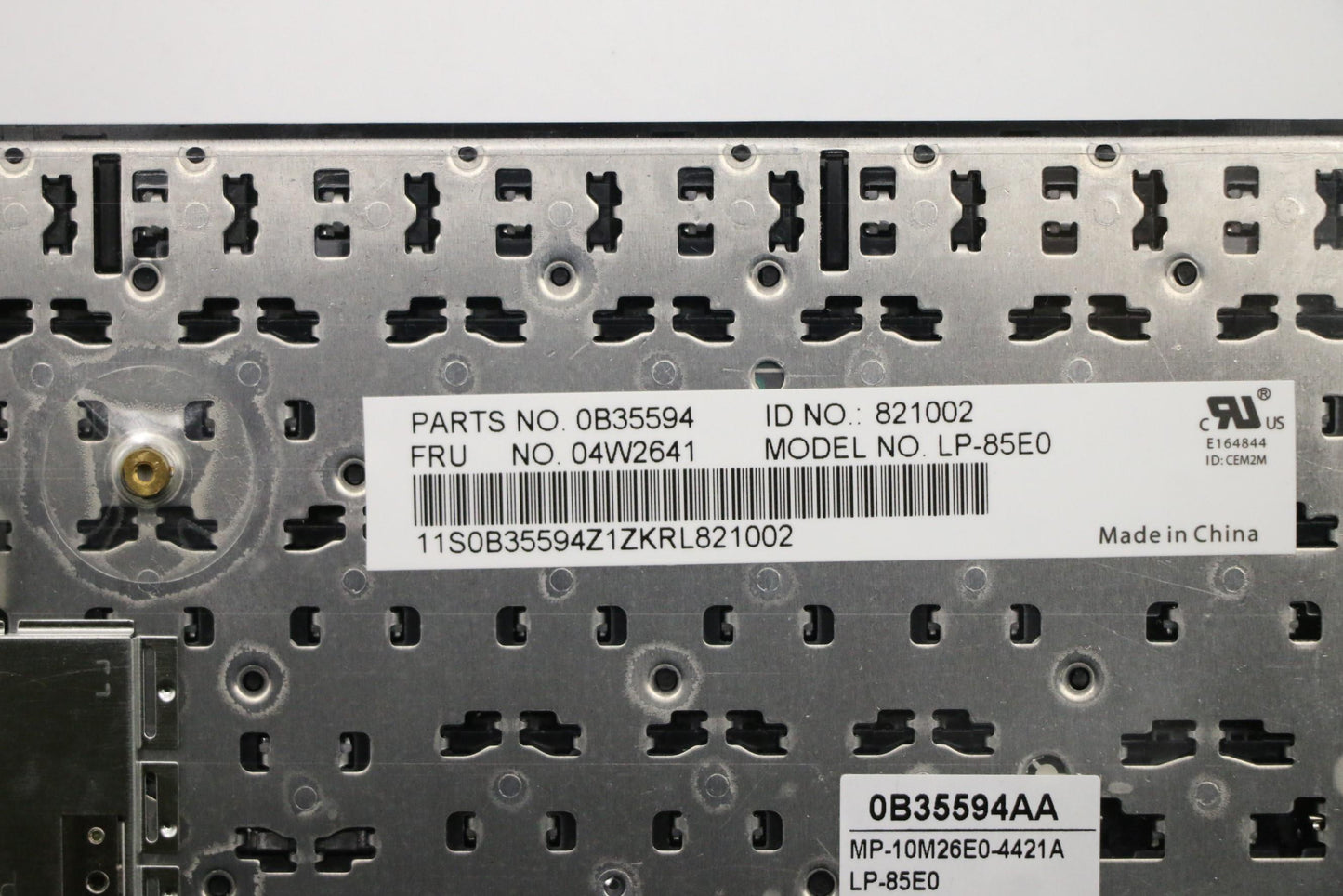 Lenovo Ki Keyboards Internal - 04W2641