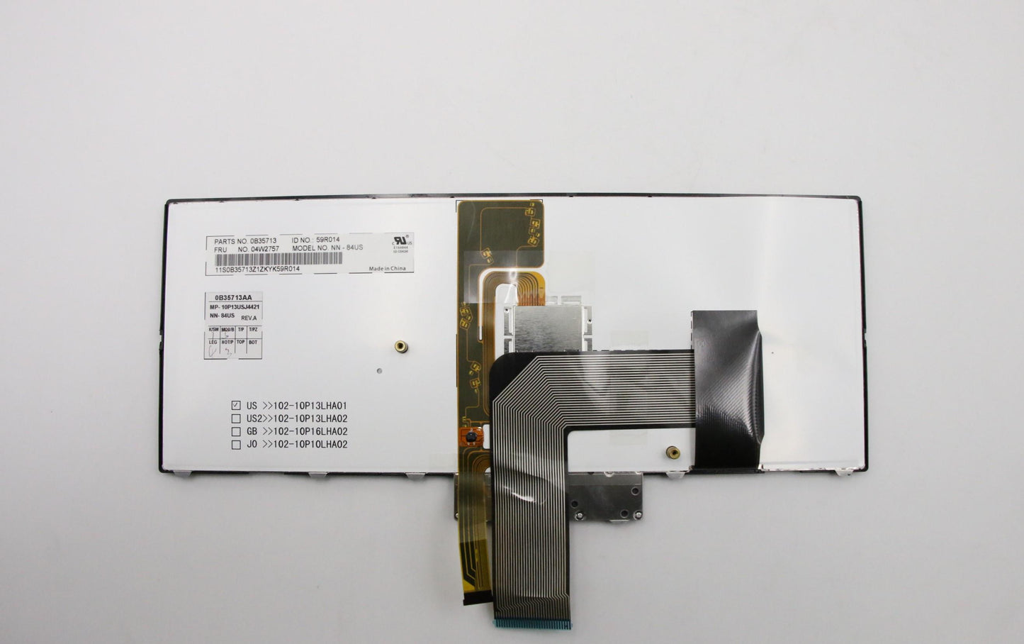 Lenovo Ki Keyboards Internal - 04W2757