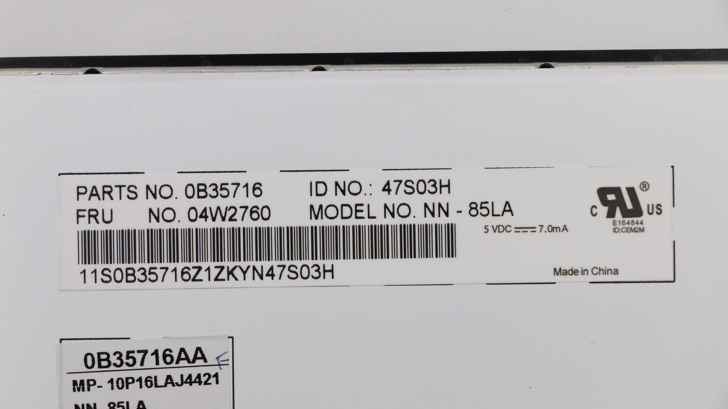 Lenovo Kb Keyboards External - 04W2760