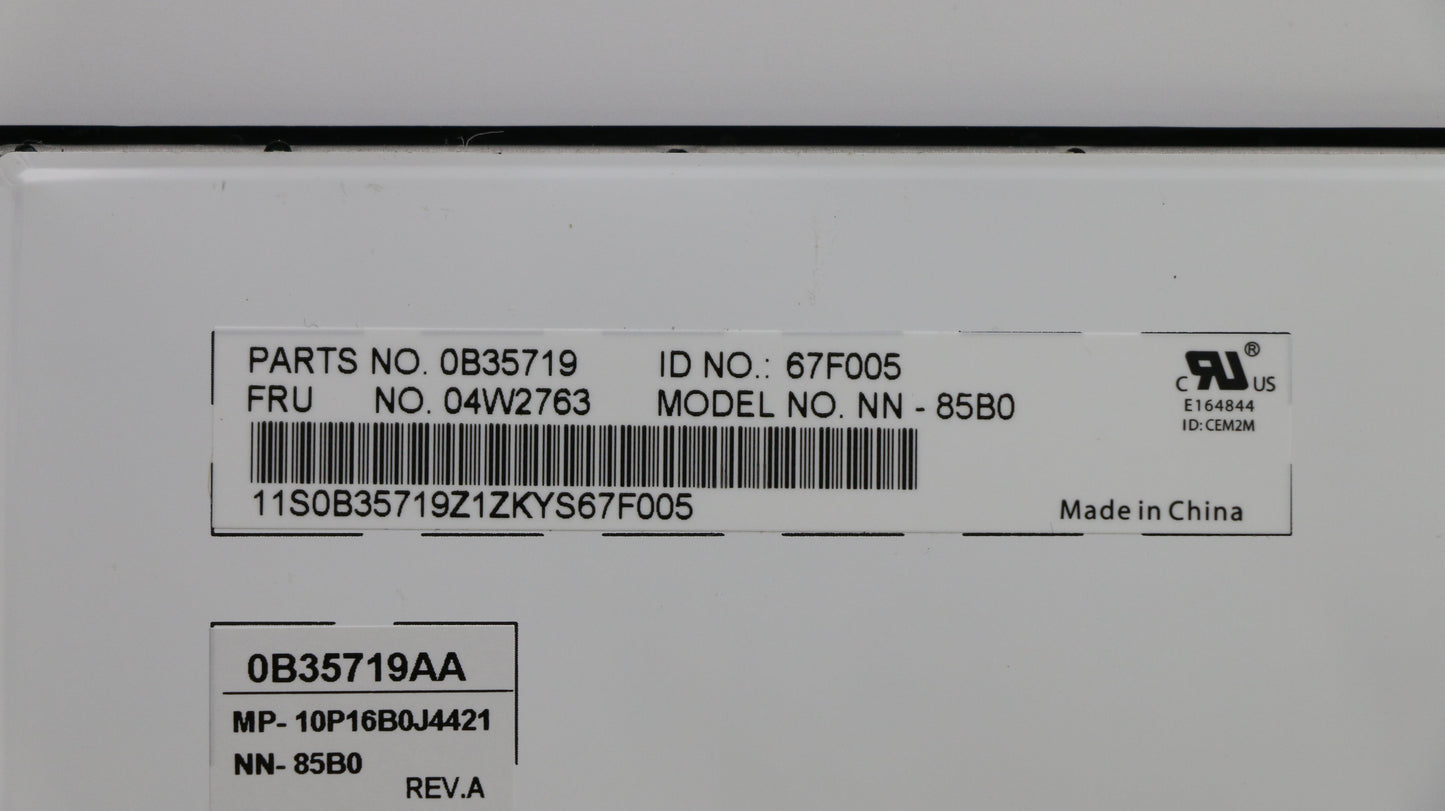 Lenovo Kb Keyboards External - 04W2763