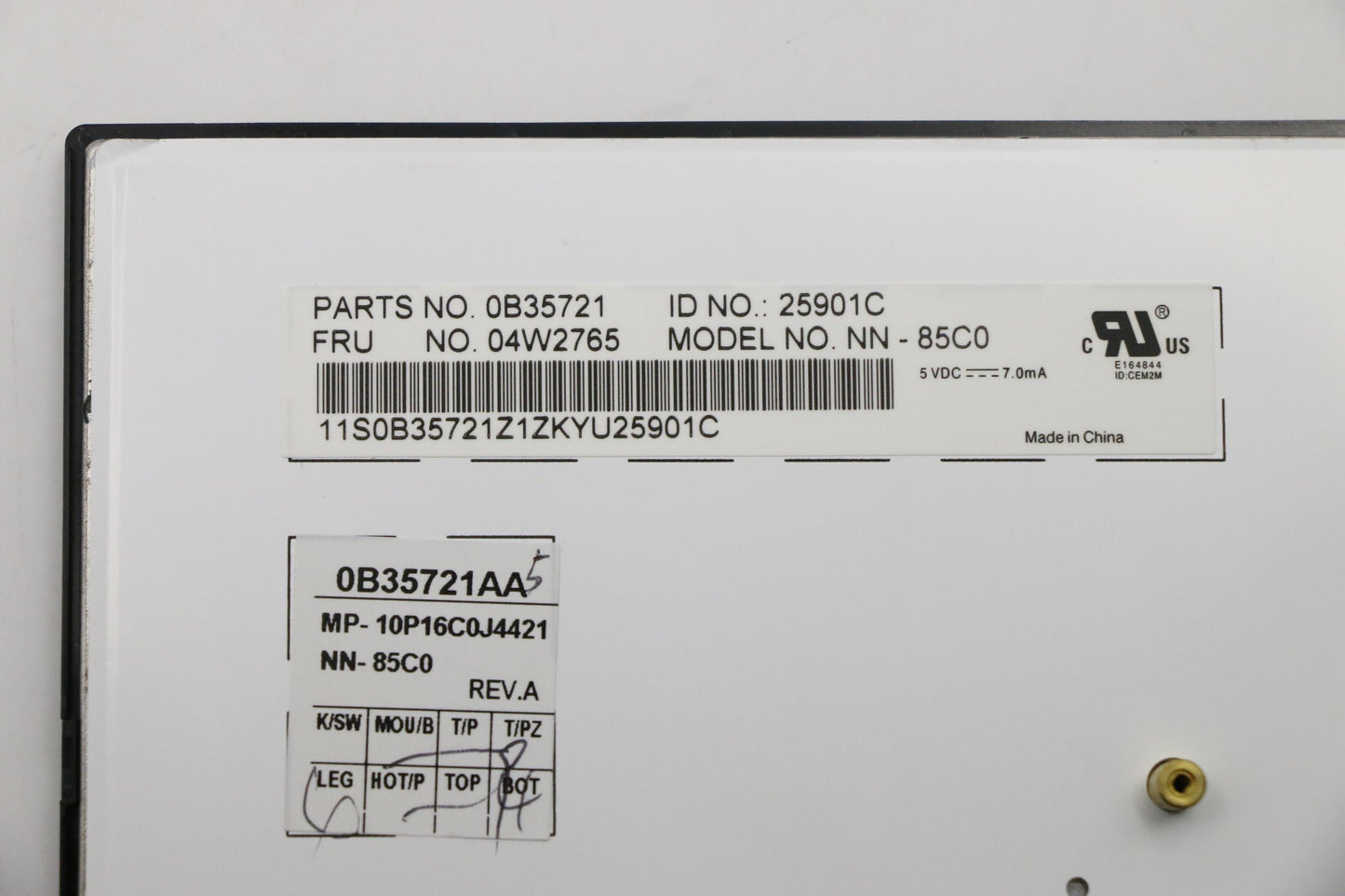 Lenovo Kb Keyboards External - 04W2765