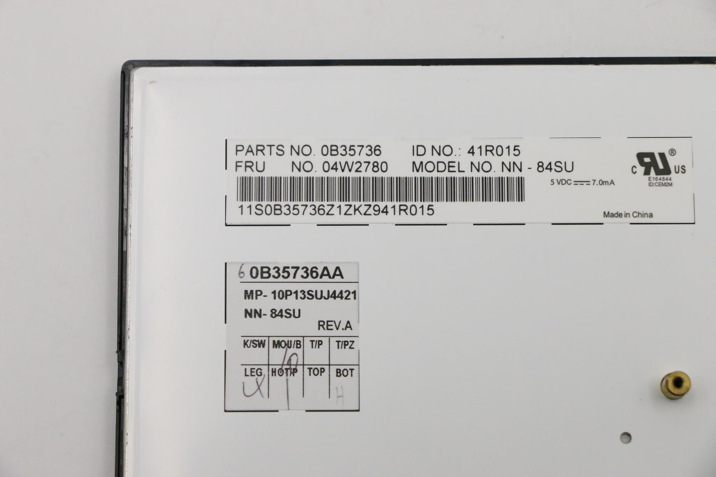 Lenovo Kb Keyboards External - 04W2780