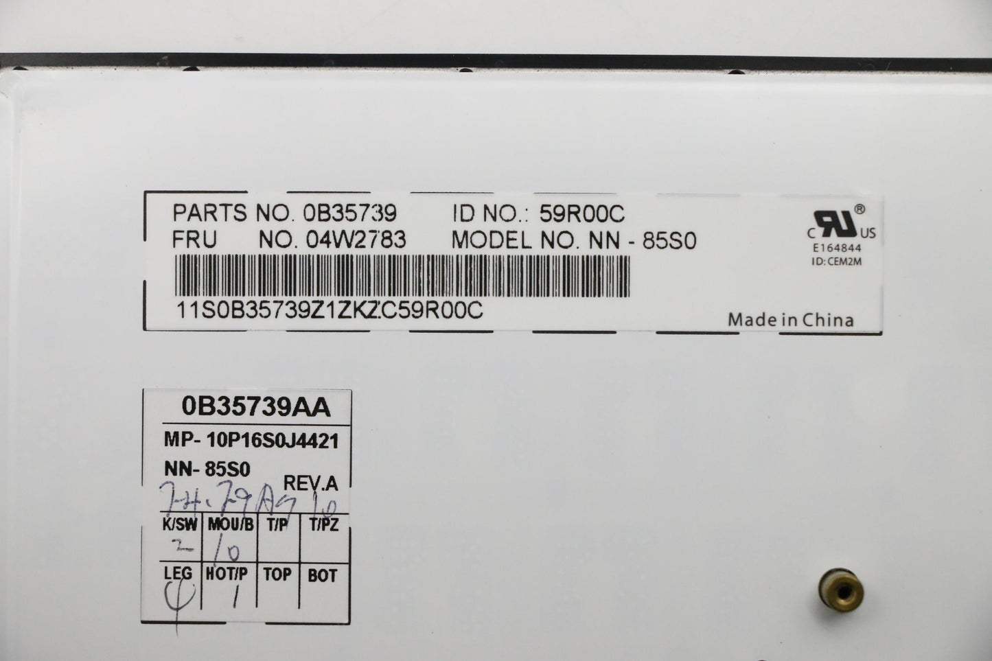 Lenovo Kb Keyboards External - 04W2783