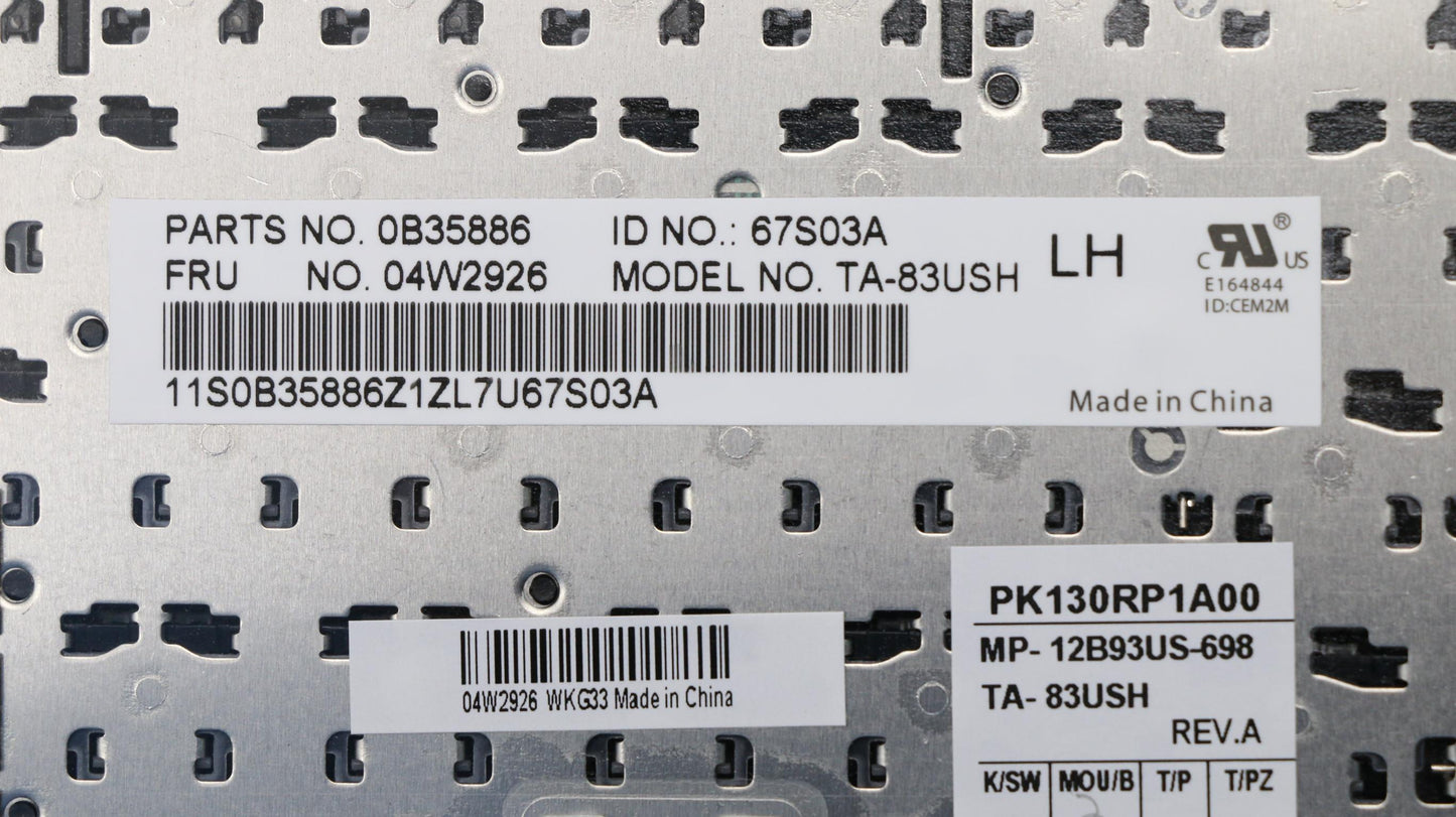 Lenovo Ki Keyboards Internal - 04W2926
