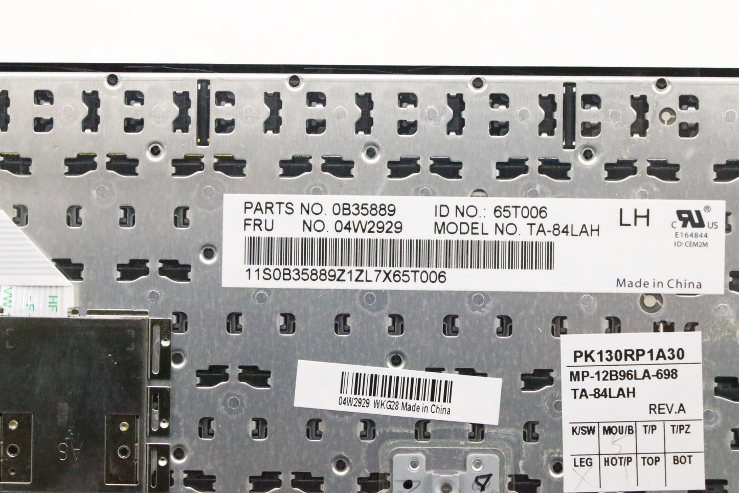 Lenovo Ki Keyboards Internal - 04W2929