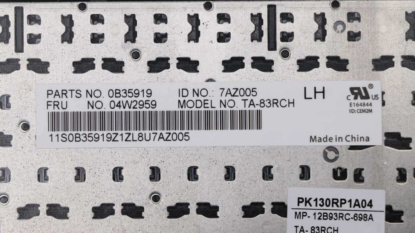 Lenovo Ki Keyboards Internal - 04W2959