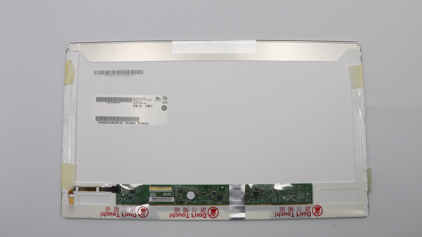 Lenovo Lcd Panel Auo 15.6 Hd Glare - 04W3342