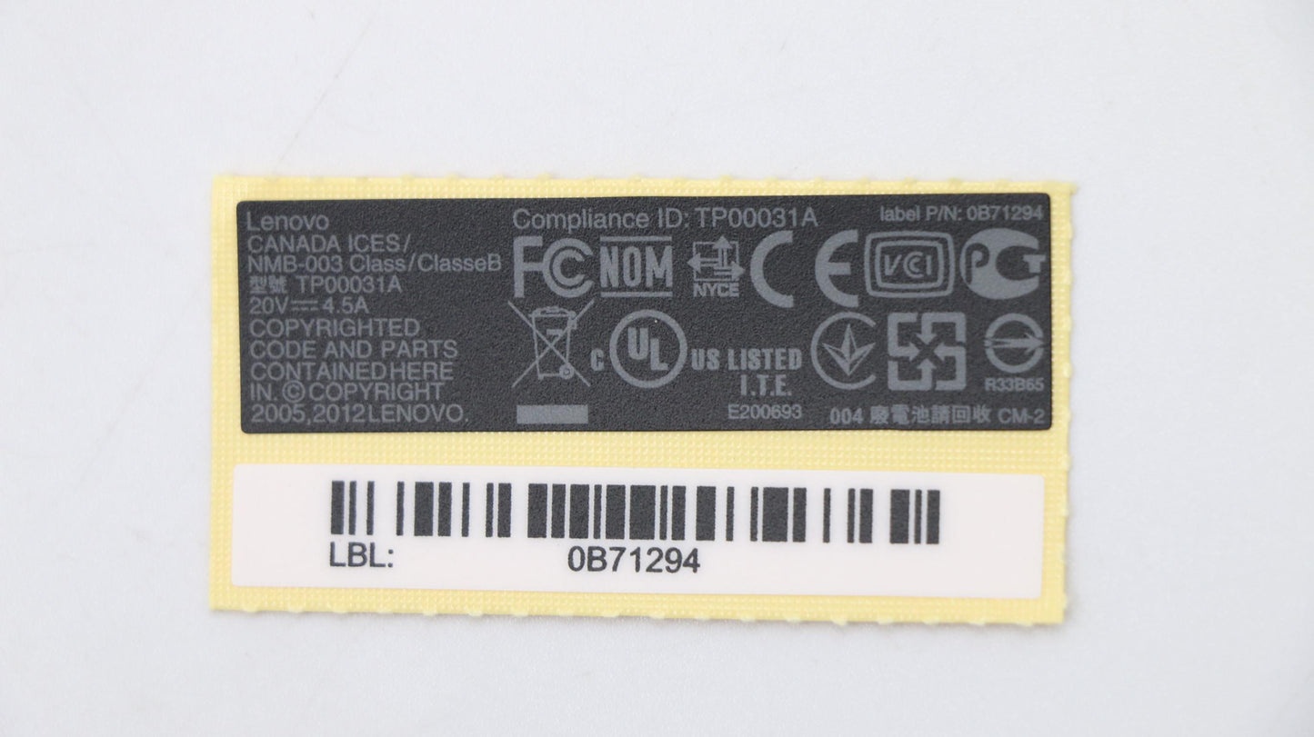 Lenovo Mech - 04W3502