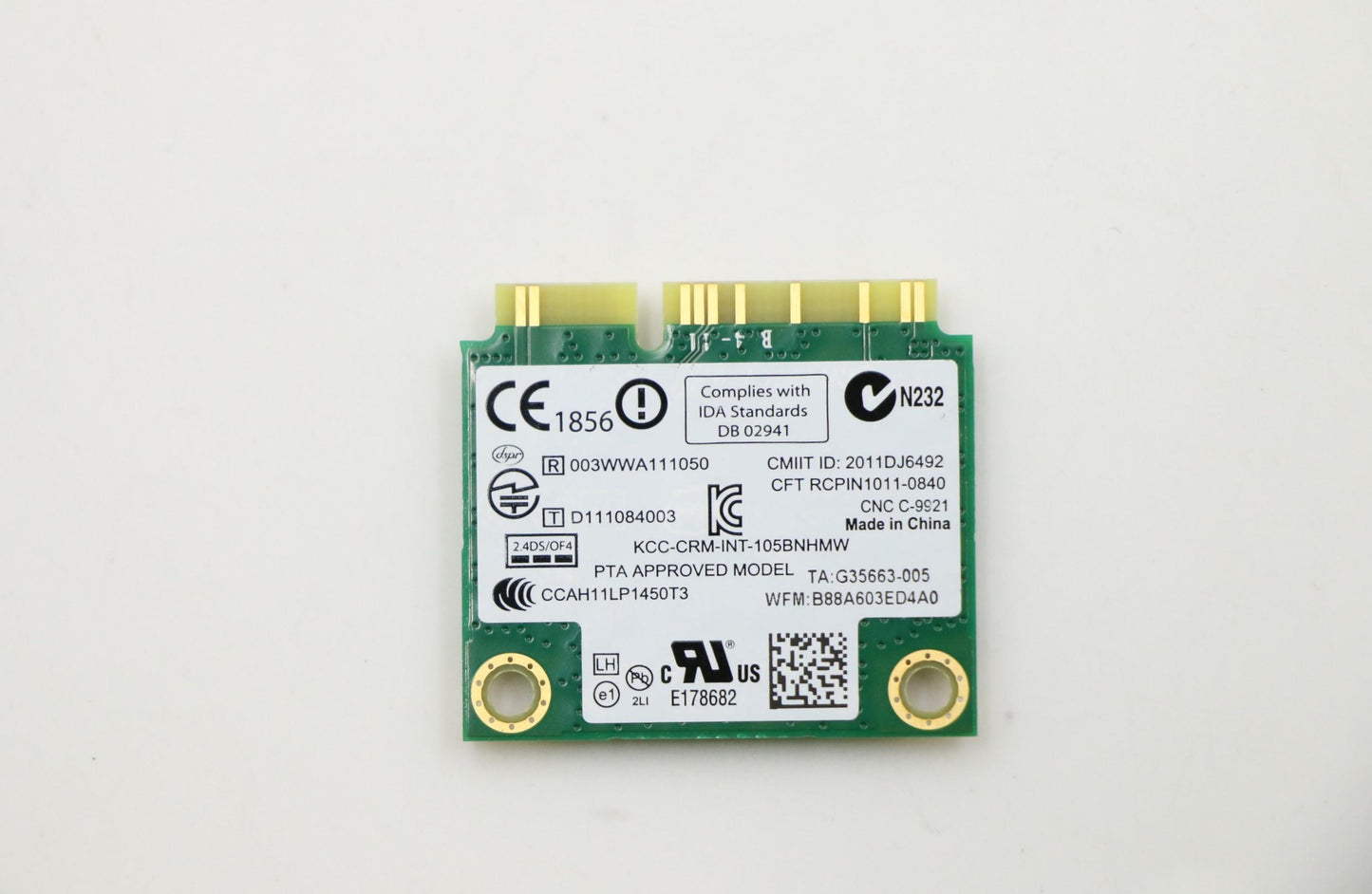 Lenovo 04W3772 Cw Wireless Wan Adapters