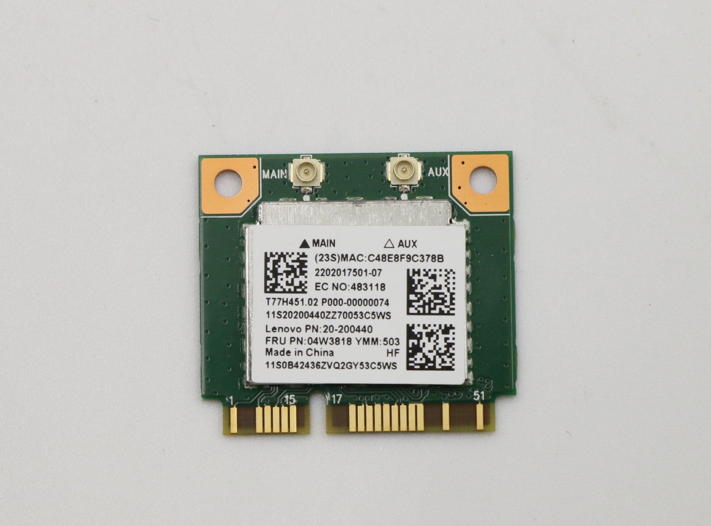 Lenovo 04W3818 Cw Wireless Wan Adapters