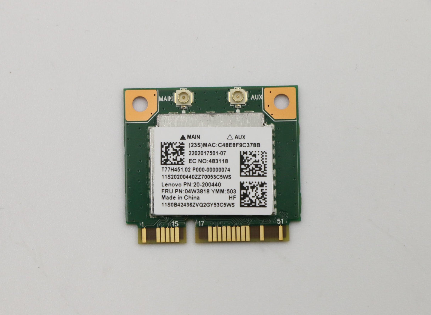 Lenovo 04W3818 Cw Wireless Wan Adapters