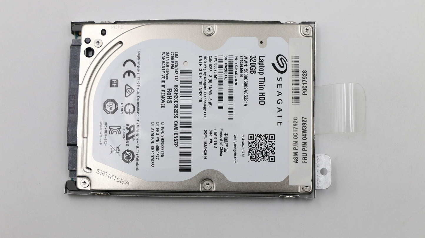 Lenovo Hard Drives - 04W3927