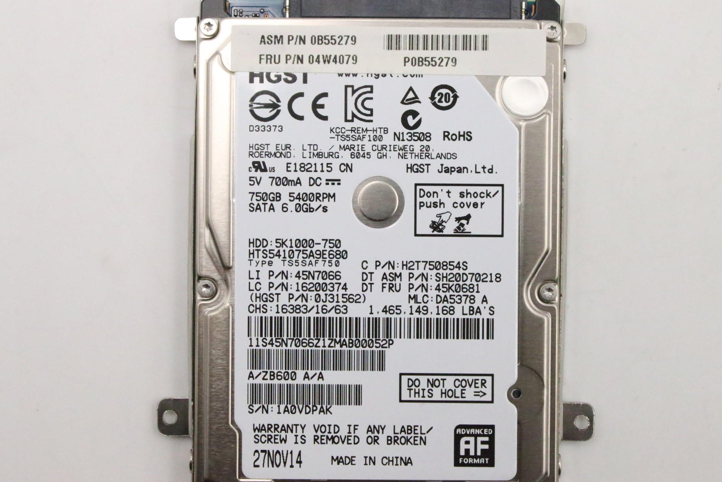 Lenovo Hd Hard Drives - 04W4079