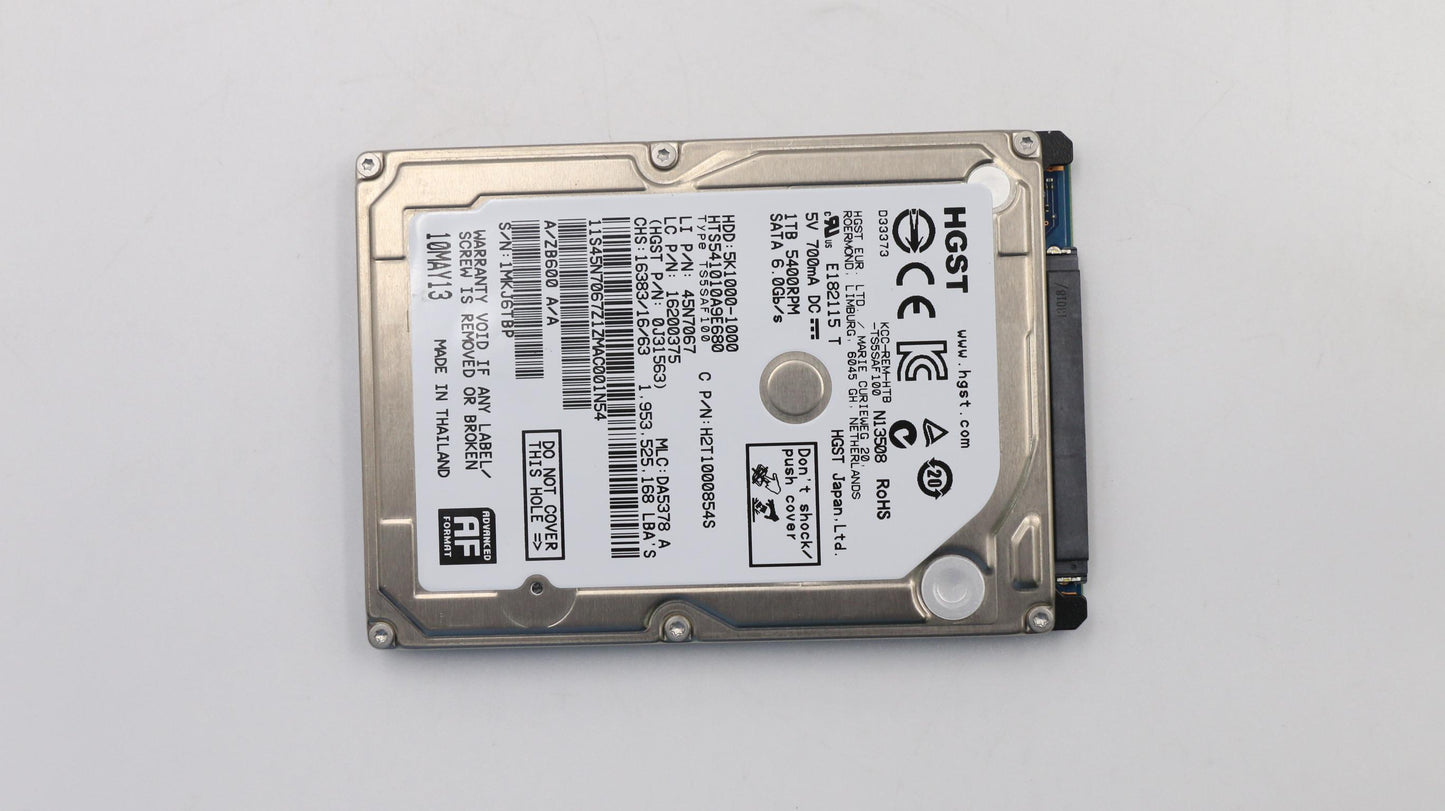 Lenovo Hd Hard Drives - 04W4207