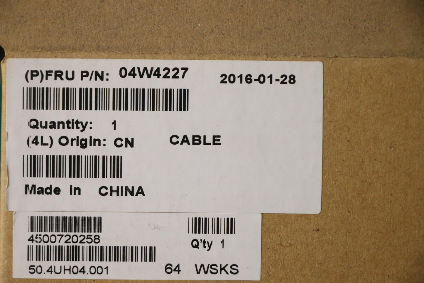Lenovo Ct Cables Internal - 04W4227