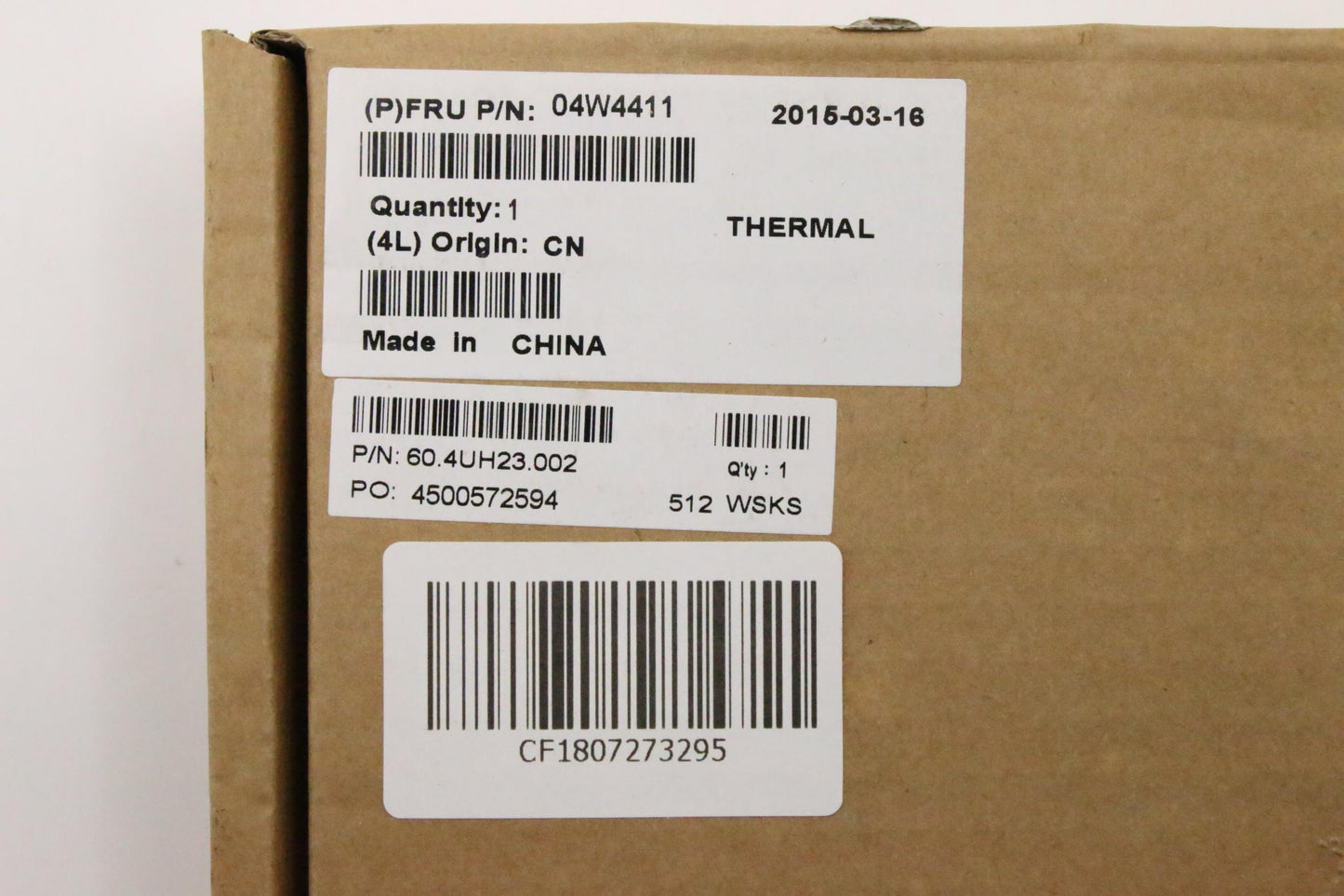 Lenovo Heatsk Thermal Mdl Amd/Int Del - 04W4411
