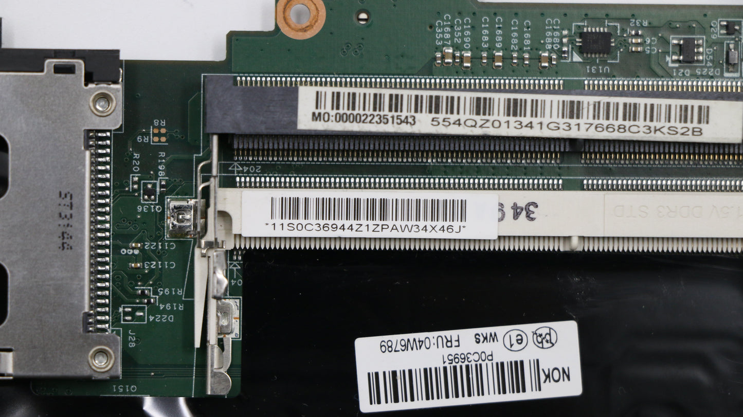 Lenovo Lenovo Part @ - 04W6789