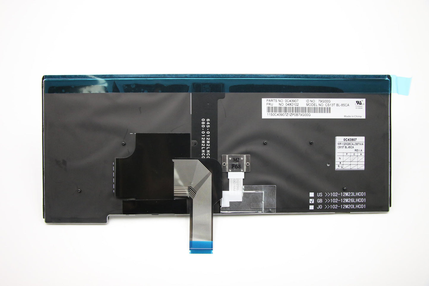 Lenovo Ki Keyboards Internal - 04X0102
