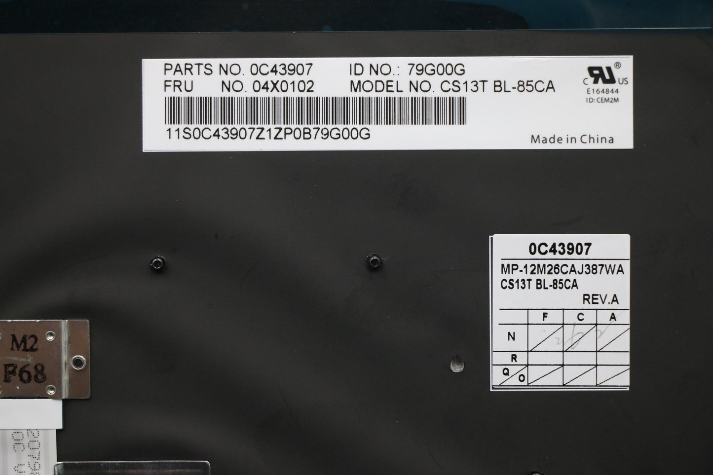 Lenovo Ki Keyboards Internal - 04X0102