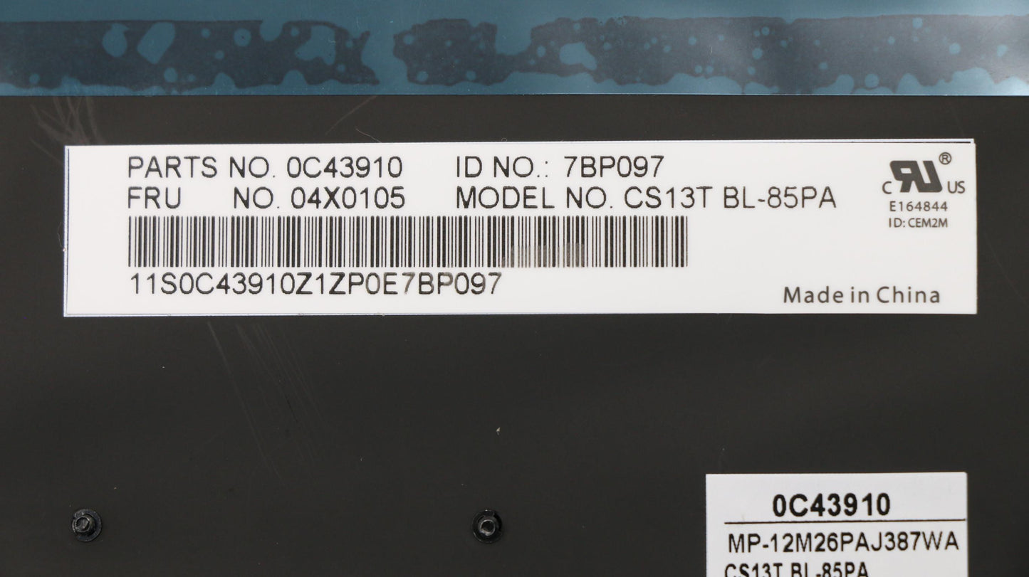 Lenovo Ki Keyboards Internal - 04X0105