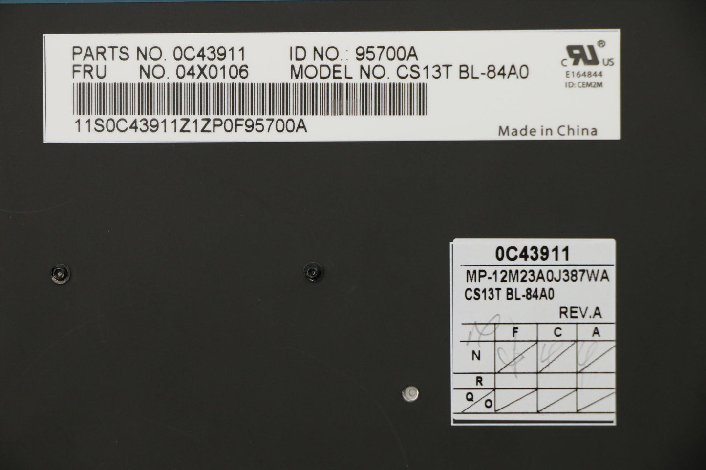 Lenovo Ki Keyboards Internal - 04X0106