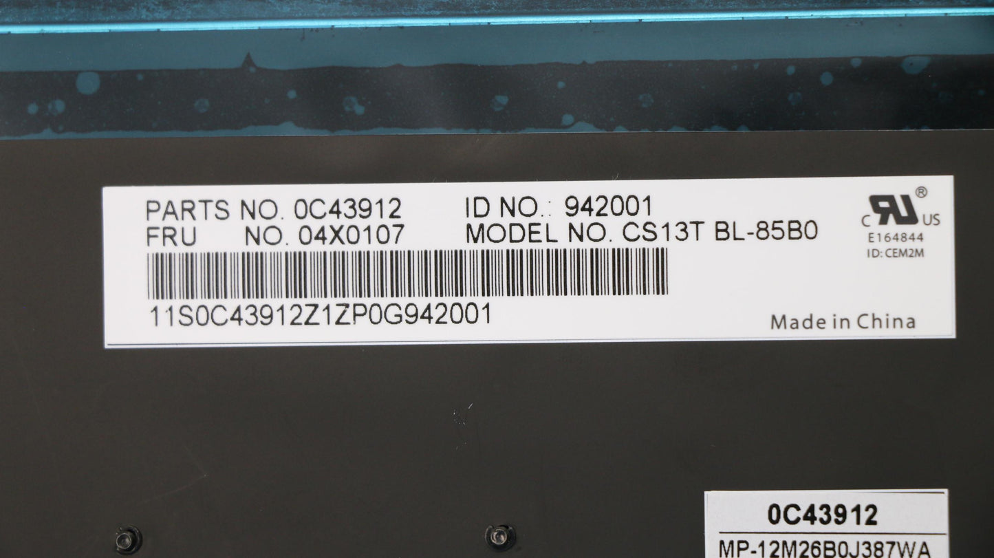 Lenovo Ki Keyboards Internal - 04X0107