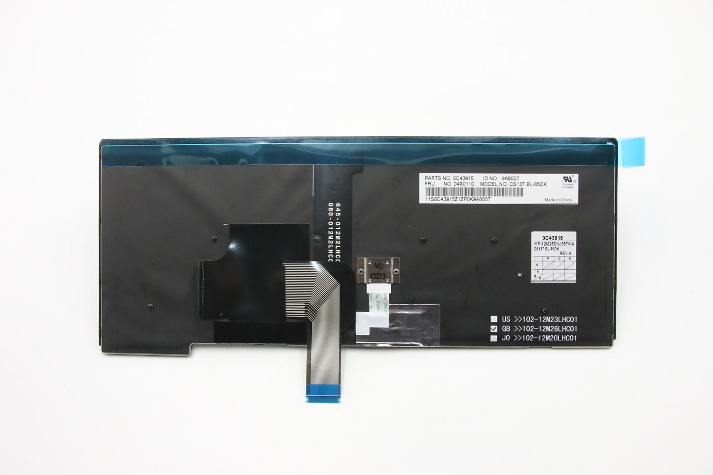 Lenovo Ki Keyboards Internal - 04X0110