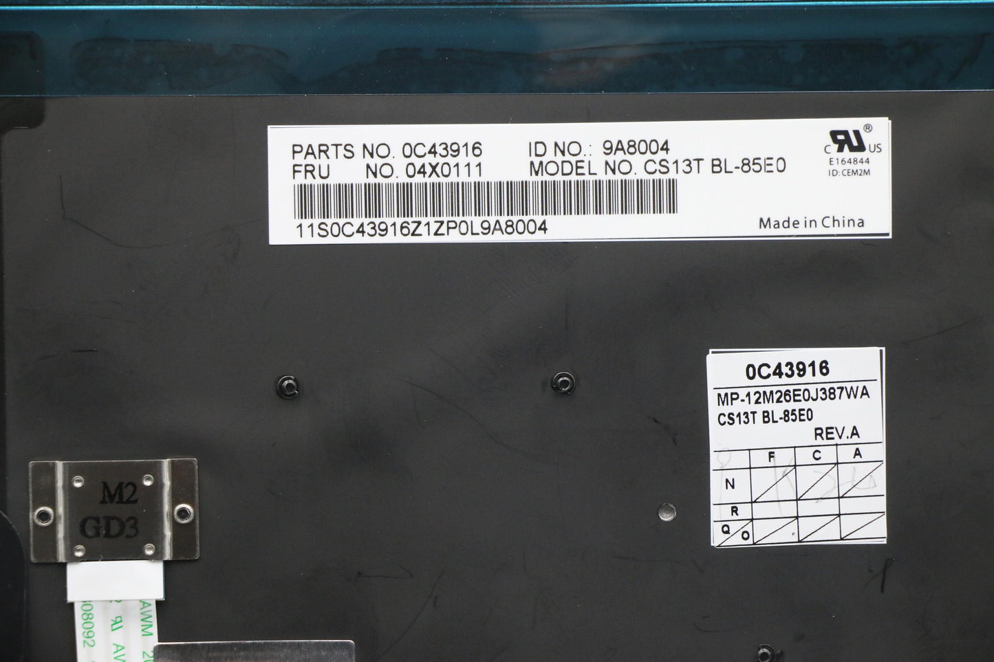 Lenovo Ki Keyboards Internal - 04X0111