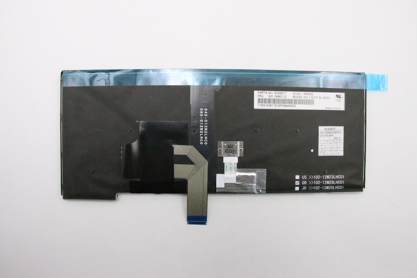Lenovo Ki Keyboards Internal - 04X0112