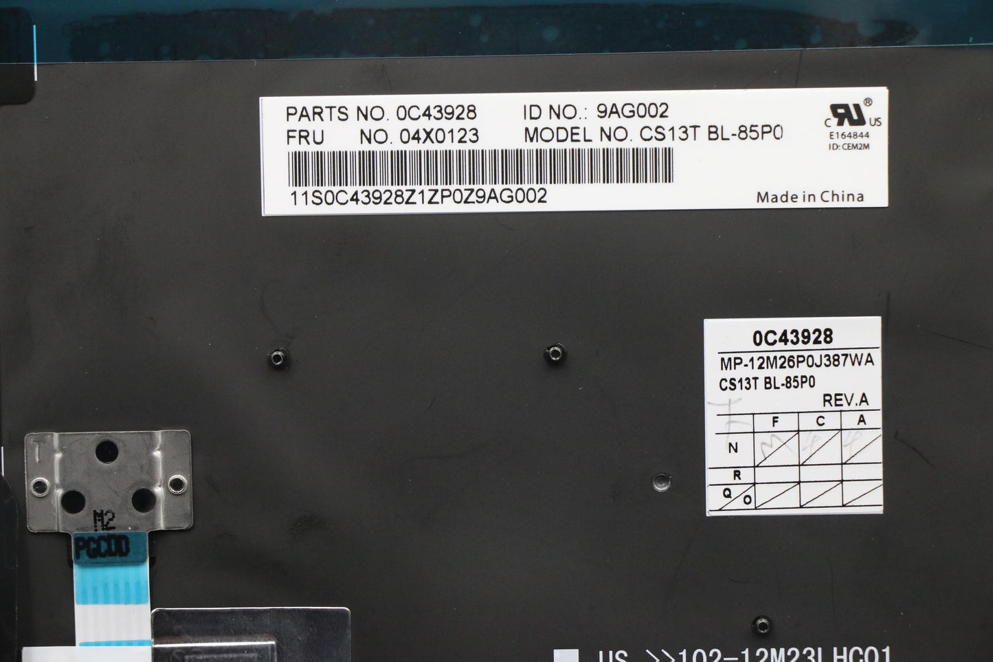 Lenovo Ki Keyboards Internal - 04X0123