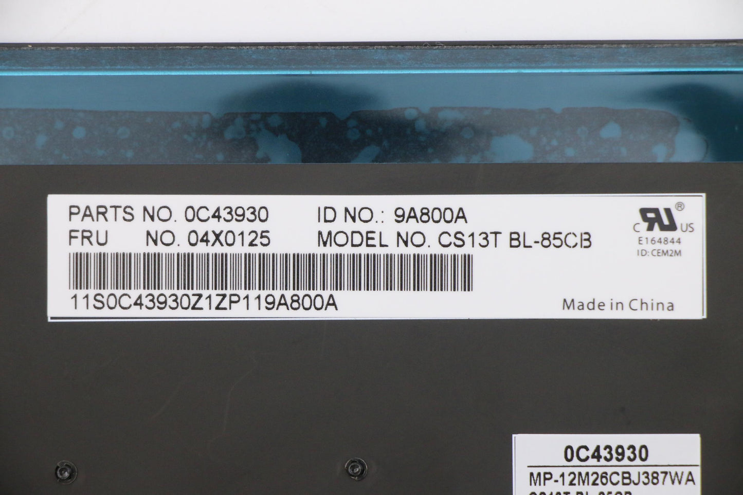 Lenovo Ki Keyboards Internal - 04X0125