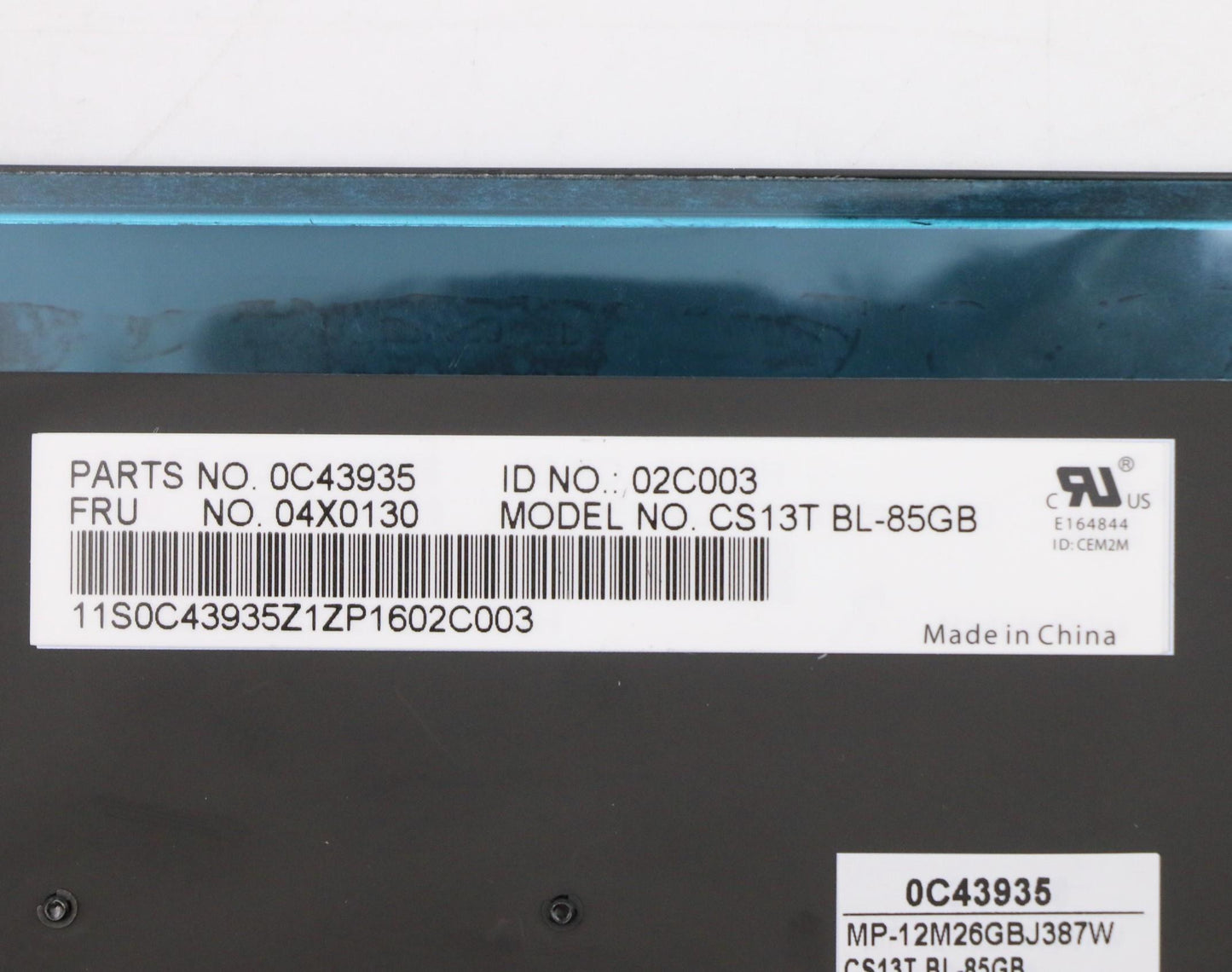 Lenovo Ki Keyboards Internal - 04X0130
