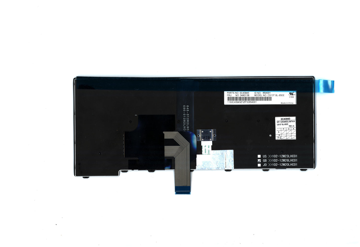Lenovo Ki Keyboards Internal - 04X0138