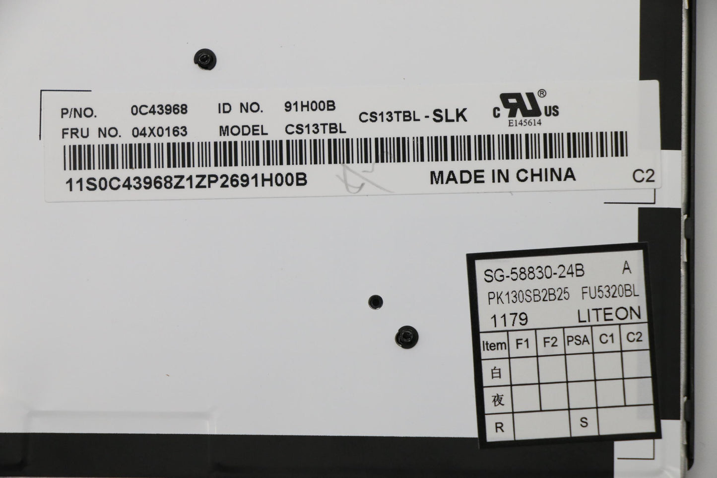 Lenovo Ki Keyboards Internal - 04X0163