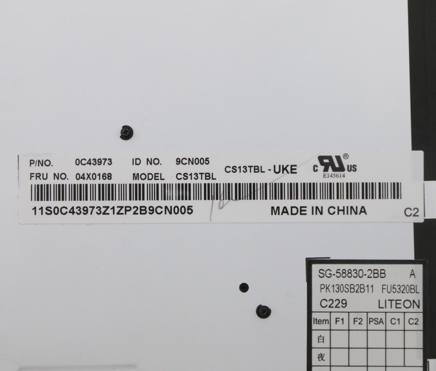 Lenovo Ki Keyboards Internal - 04X0168