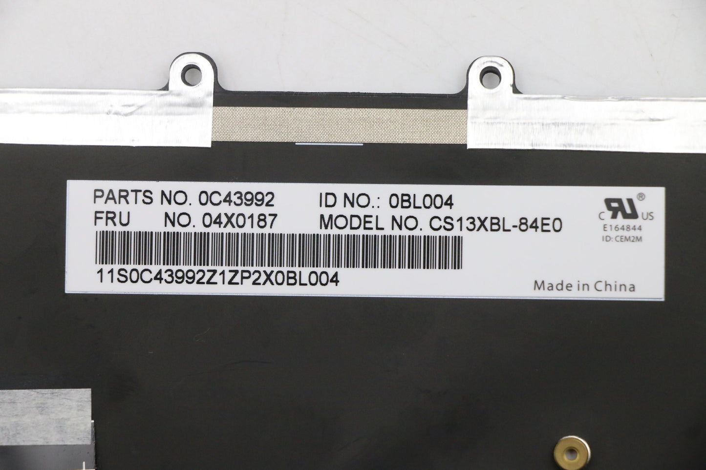 Lenovo Ki Keyboards Internal - 04X0187