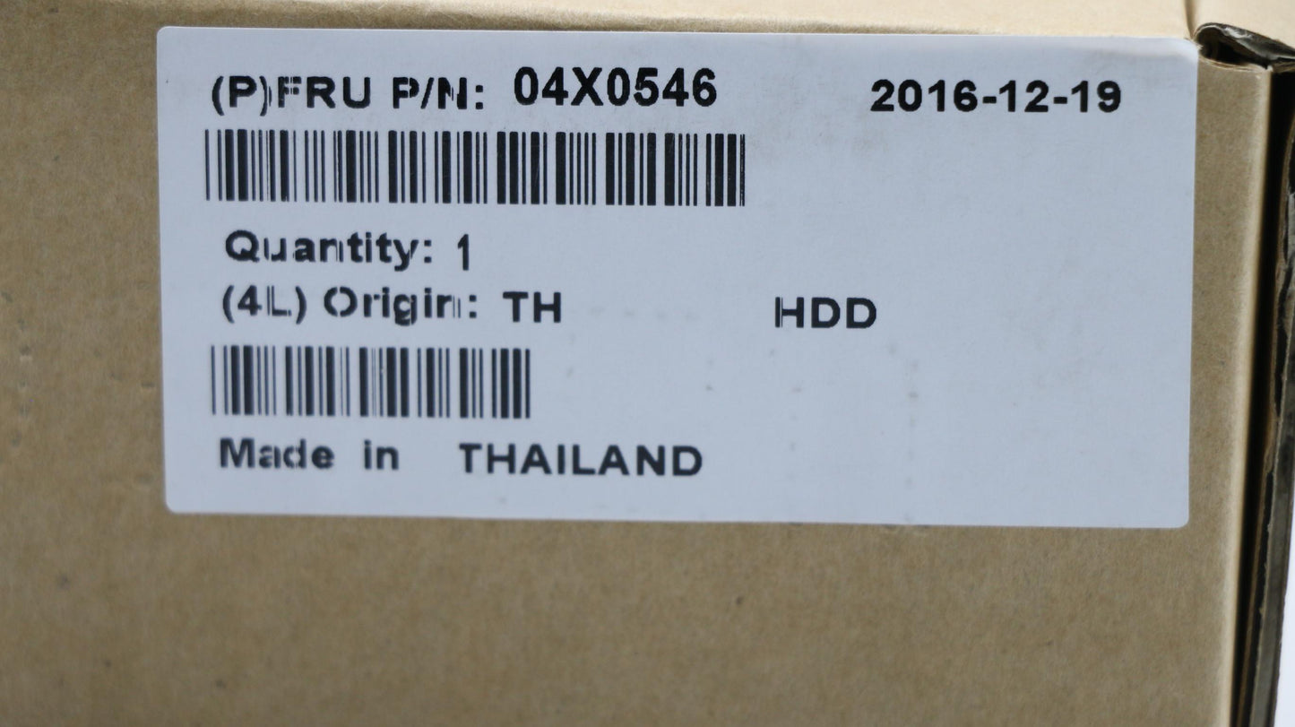 Lenovo Hd Hard Drives - 04X0546