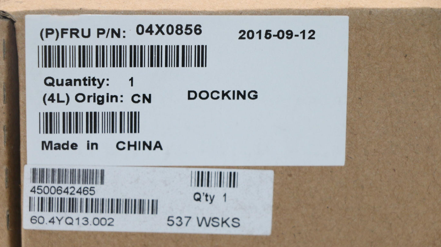 Lenovo Docking Cs09 Dock Adaptor - 04X0856