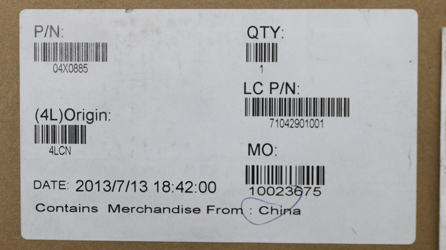 Lenovo Mech Asm Screws,Tapes - 04X0885