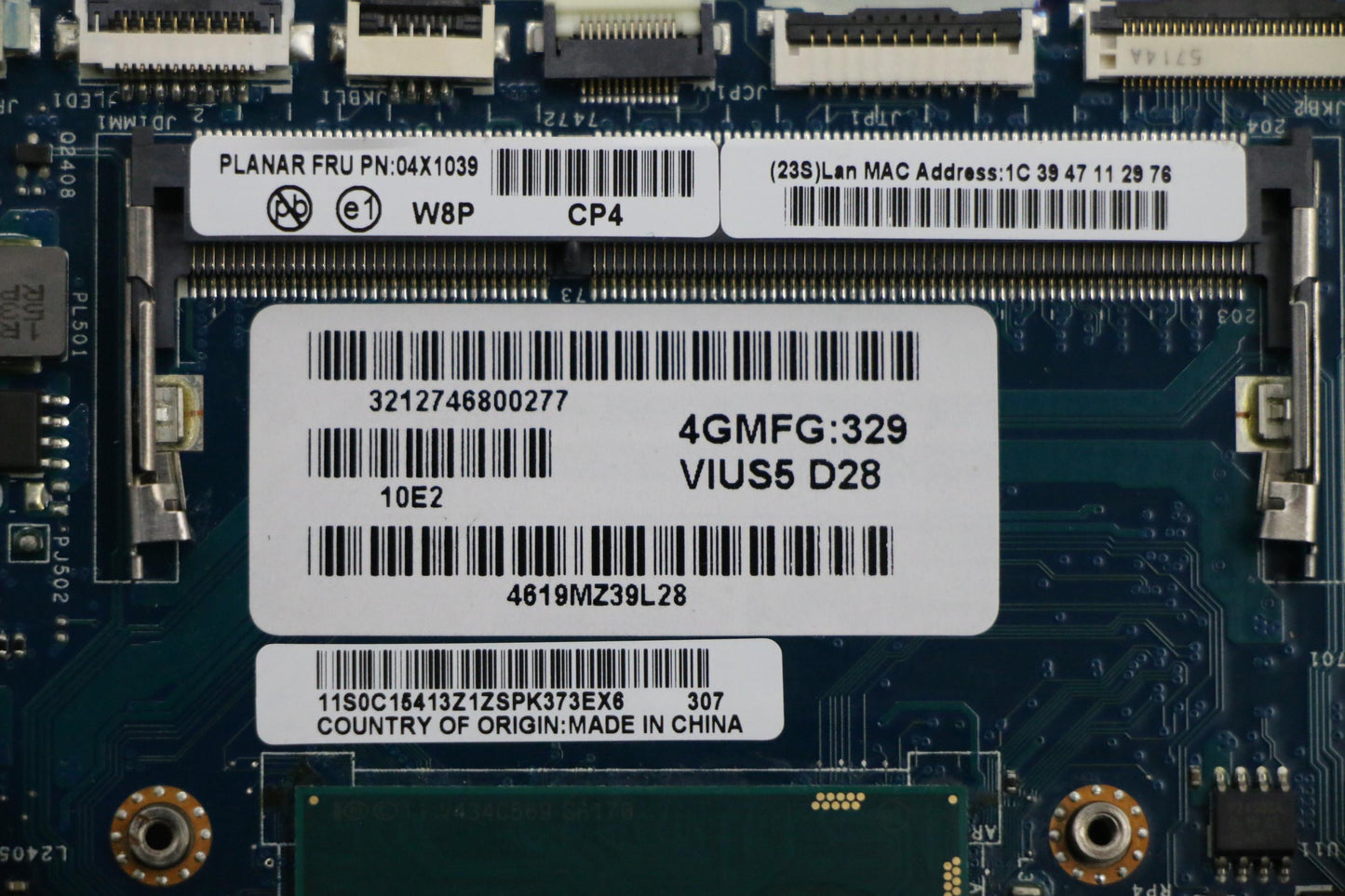 Lenovo Mb Assembly - 04X1039