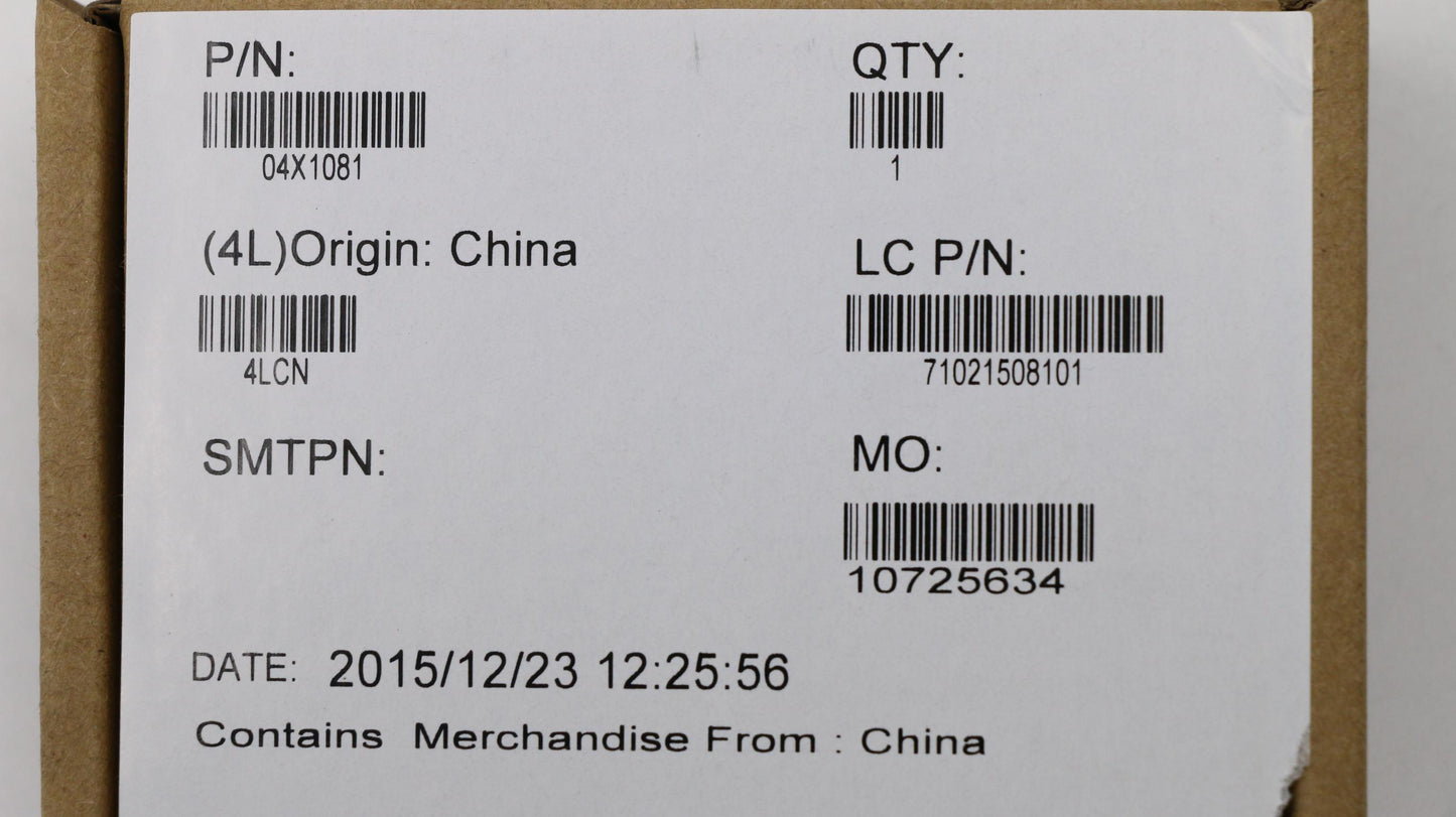 Lenovo Mn Misc Internal - 04X1081
