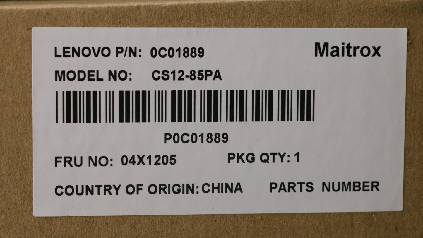 Lenovo Keyboard Cs12-Keyboard Bra Chy - 04X1205