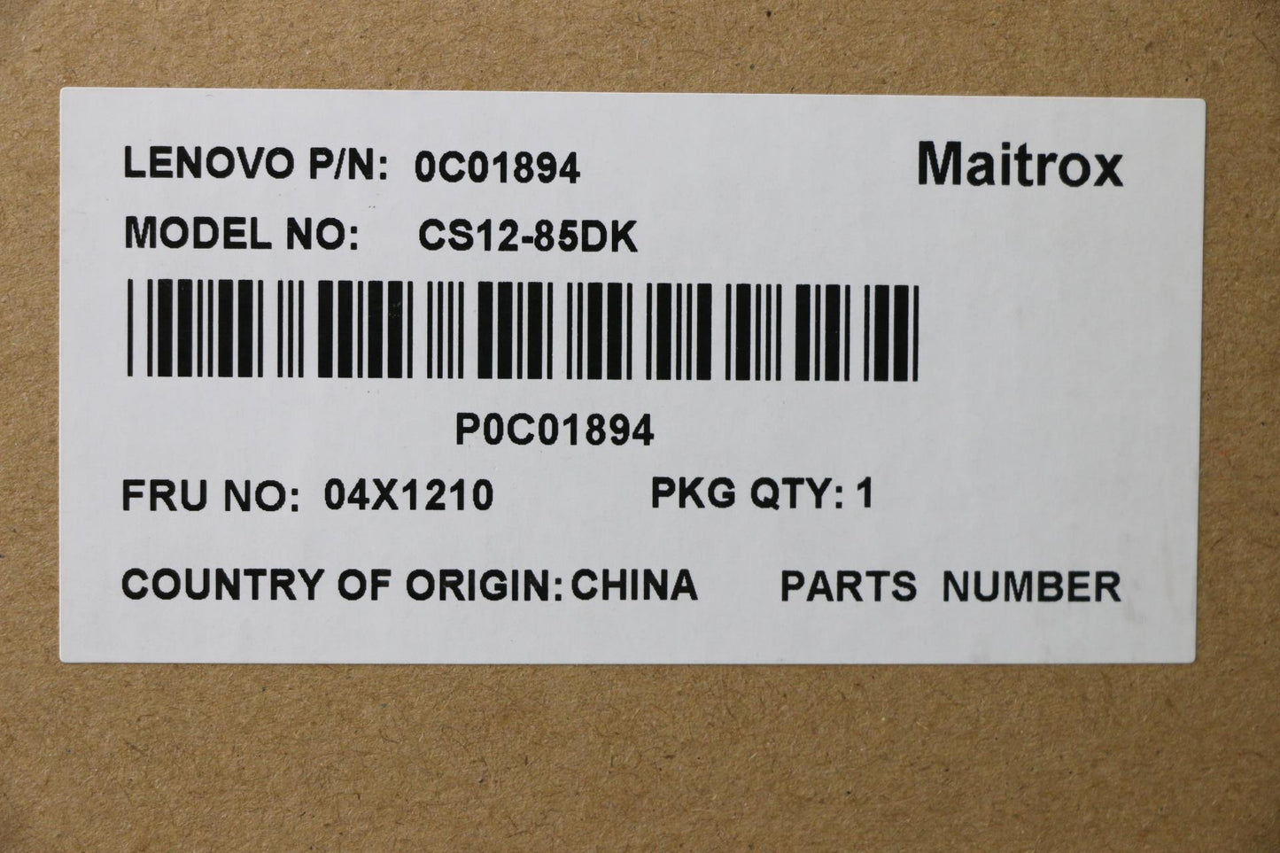 Lenovo Ki Keyboards Internal - 04X1210