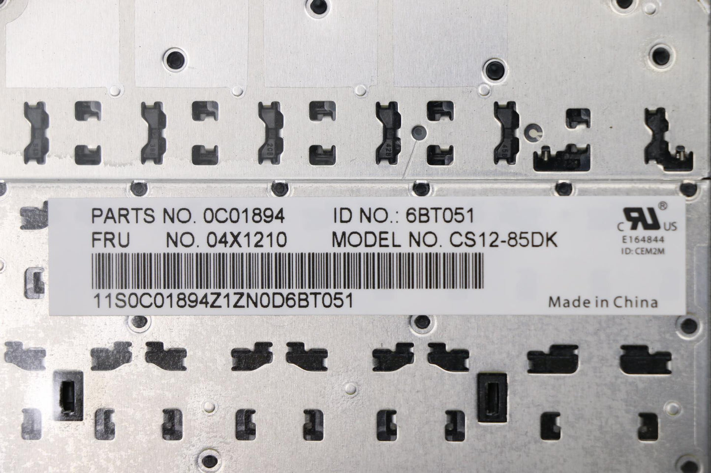 Lenovo Ki Keyboards Internal - 04X1210