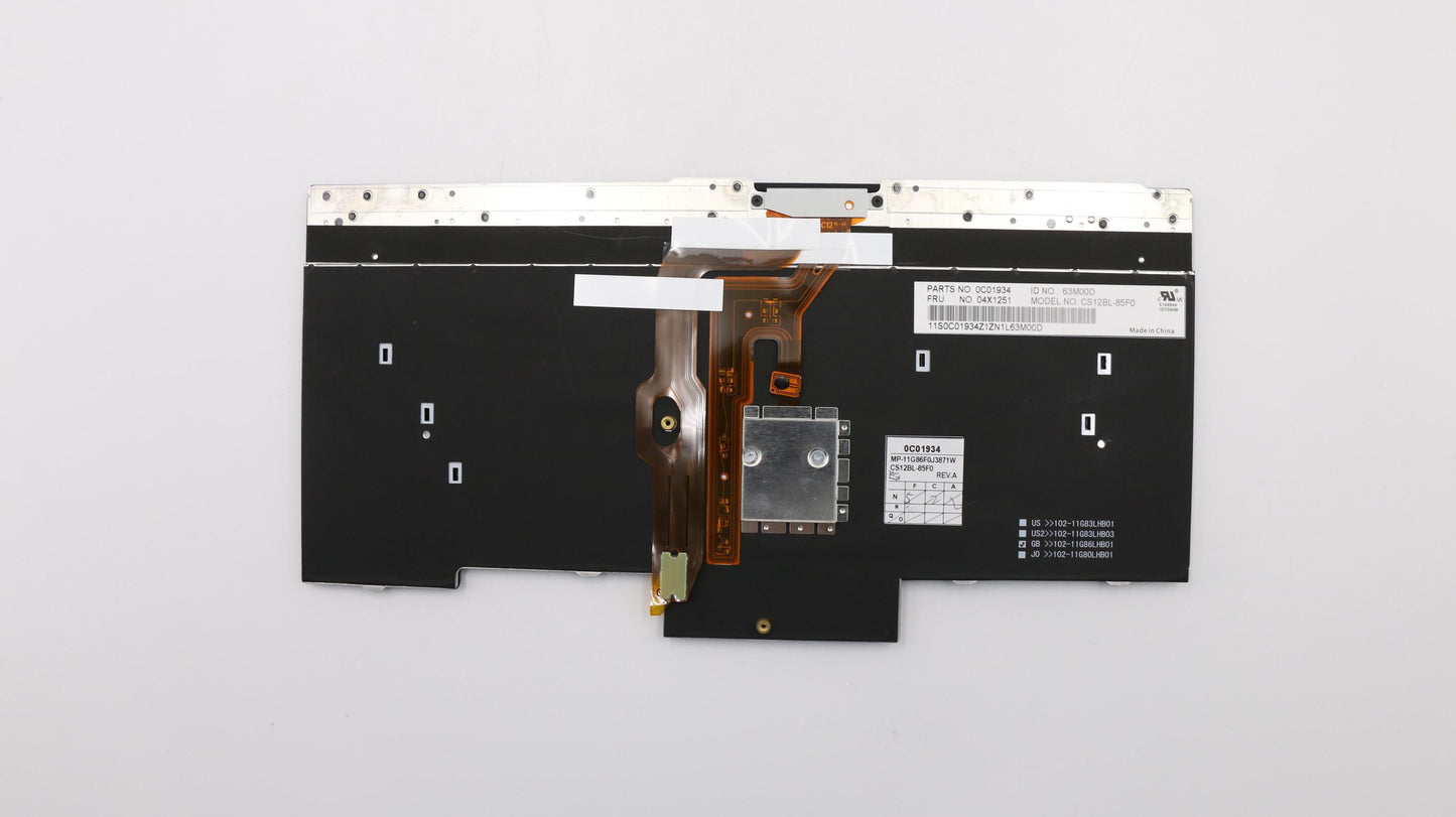 Lenovo Ki Keyboards Internal - 04X1251