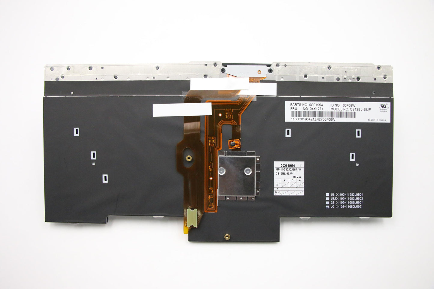 Lenovo Keyboard Cs12 B/L Keyboard Jpn - 04X1271