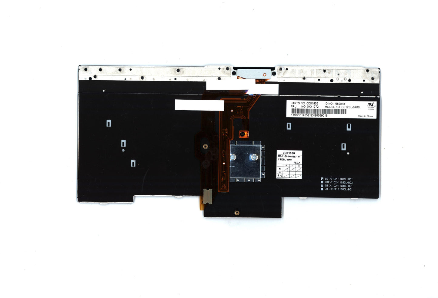 Lenovo Keyboard Cs12 B/L Keyboard Kor - 04X1272