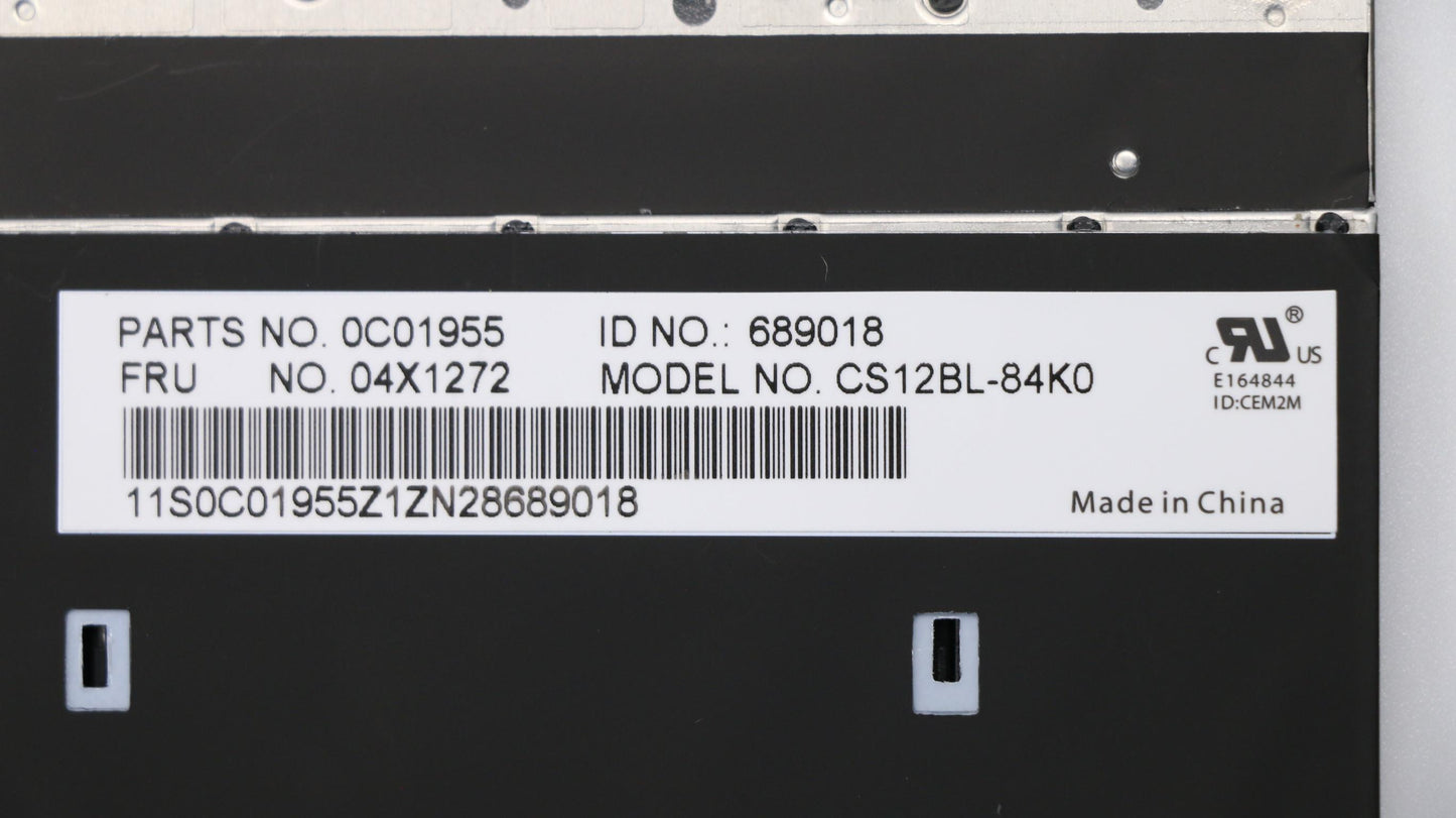 Lenovo Keyboard Cs12 B/L Keyboard Kor - 04X1272
